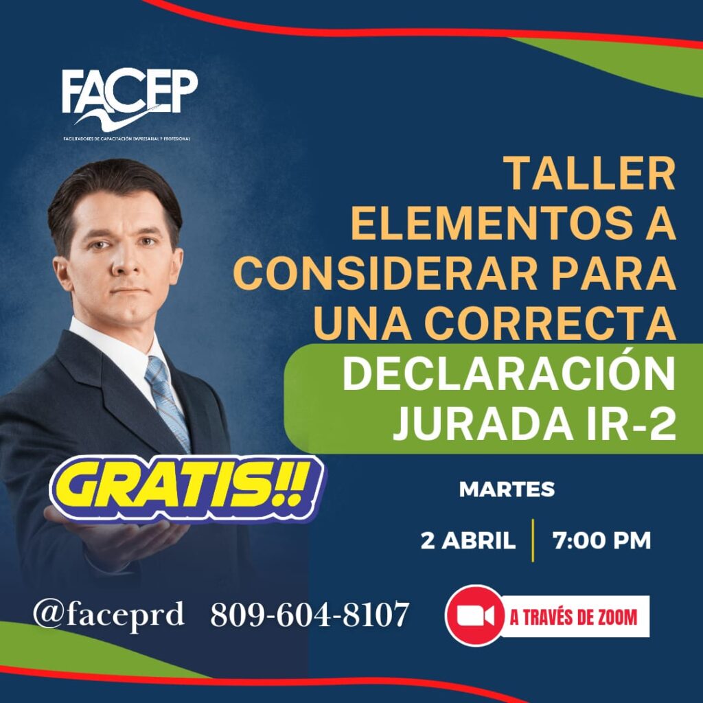 Taller Elementos a Considerar para una Correcta Declaración Jurada IR-2 2-2024