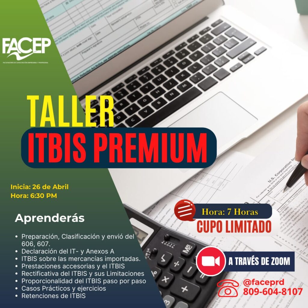 Taller ITBIS Premium 3-2024