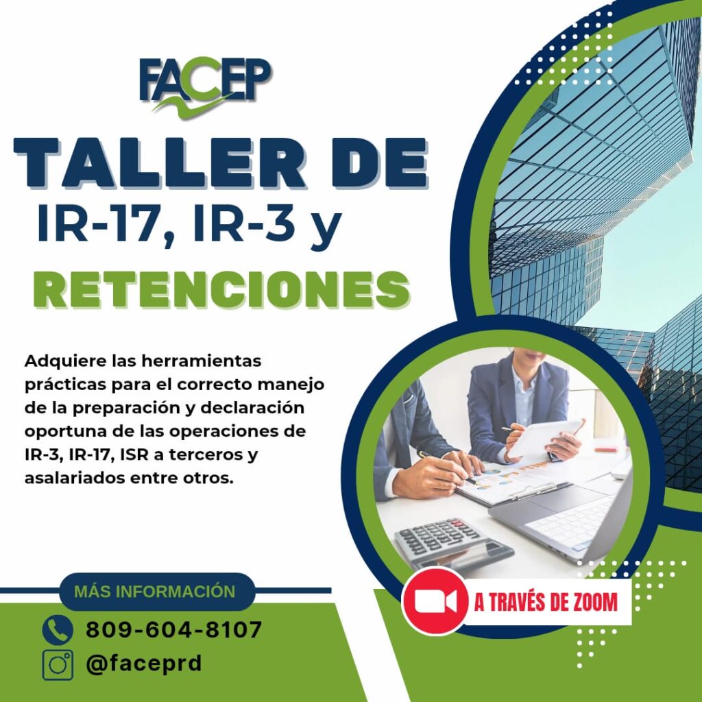 Taller de IR-17, IR-3 y Retenciones 1-2024